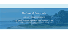 Tablet Screenshot of businessbarnstable.com